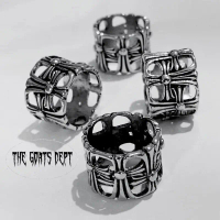Chrome Hearts Cross Ring by The Goats Dept / cincin retro heart titanium hits mirror oem matahari id