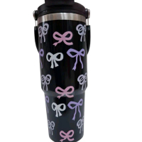 Tumbler bunga cantik tahan panas tahan sejuk