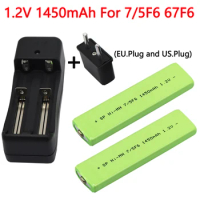 1.2V 1450mAh NIMH Battery with Charger For Sony Walkman MD CD Cassette player 7/5F6 67F6 Ni-Mh Chewing Gum Battery