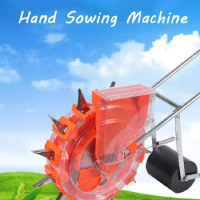 Hand Push Corn Bean Planter Manual Rice Seeder Peanut Planter Drum Seeder Small Multifunction Hand Sowing Machine