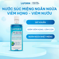 Nước Súc Miệng LAFORIN CHLORHEXIDINE 500ml sát khuẩn giảm nhiệt miệng viêm nướu