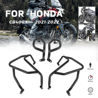 For HONDA CB400X CB 400X 2021-2022 Motorcycle Engine Crash Bar Motorcycle Engine Bumper Protection Frame Kit