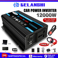 ON Sale 12000W Dual Digital Display Power Inverter Converter Solar Inverter Car Inverter DC 12V To