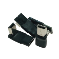 1 pc black micro usb female to mini/mini usb male adapter charger converter adapter
