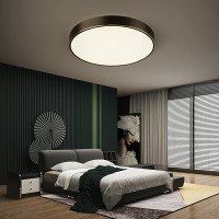 臥室燈 現代簡約輕奢金色led吸頂燈北歐創意個性極簡全銅客廳燈具