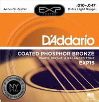 Daddario EXP15 (010-047) 磷青銅演奏/錄音級民謠吉他弦【唐尼樂器】