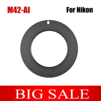 M42-AI Adapter Ring Lens To Ai For Nikon F Mount D5100 D80 D100 D7000 D70s D3100 D90 D3300 D5500 D60 D300S D5300 D40 D810 DSLR