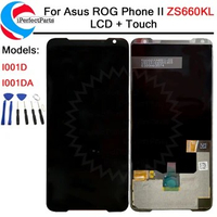6.59'' For ASUS ROG Phone II ZS660KL LCD Display Touch Screen Screen Digitizer assembly display for rog phone 2