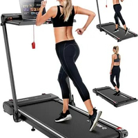 Treadmill with Incline 3 in 1 Mini Walking Pad 300+ lb Weight Capacity Folding Treadmills for Home Small Foldable wit