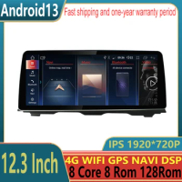12.3 inch Android 13 For BMW 5 Series F10 F11 CIC NBT 2011-2017 Car Player Multimedia Radio Stereo GPS Navigation No 2 din DVD