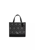 COACH Coach Dempsey Tote 22 Handbag Signature Jacquard With Star Embroidery In Smoke Black Multi CO972