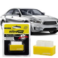 Car Fuels Saver Nitro OBD2 Fuel Saver Tuning Box Chip Car Fuels Saving Device Car Petrol Diesel Tuning Box Chip Accessories