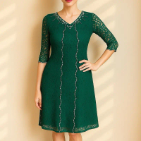 Dress Brukat Semi Prancis Payet 8462