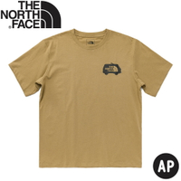 【The North Face 男 短袖棉T恤AP《棕色》】5JZZ/短T/短袖上衣/運動上衣