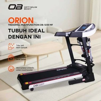 Orion MF Treadmill OB-1239 Electric Treadmill Multifunction (JABODETABEK ONLY) 10 Oz Black Off White