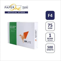 PP Lite Kertas F4 75gr Copier 1 Rim (500 lembar) Kertas HVS PUTIH POLOS