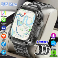 สมาร์ทวอทช์, Z85 Max, ระดับไฮเอนด์, กีฬา, การโทรด้วยบลูทูธ, NFC, เครื่องวัดอัตราการเต้นของหัวใจและคว