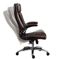 Genuine leather boss chair, office chair, comfortable computer rotating chair for long-term sitting