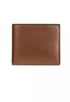 Coach Men's 3 In 1 Wallet In Smooth Calf Leather Dark Saddle CR911