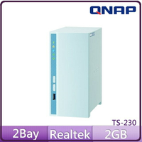 QNAP 威聯通 TS-230 網路儲存伺服器  支援 H.264 硬體解碼及影片轉檔，帶來更順暢的影音體驗
