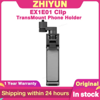 ZHIYUN EX1E01 Clip TransMount Phone Holder with Crown Gear for Crane 2S/3S/Weebill S Gimbal Handheld Stabilizer Accessories