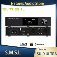 SMSL SU9 ULTRA MQA Bluetooth 5.0 Decoder SU-9U AK4499EX DAC SU-9ULTRA Audio Pre-Amplifier Desktop USB DAC Support LDAC APTX HD