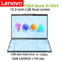2023 Lenovo YOGA Book 9i 13th Generation Core i7-1355U Intel Evo Platform 13.3-Inch Dual-screen Notebook