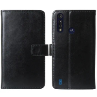 Case For Motorola Moto G8 Power Lite 6.5" Cover Luxury Leather Flip Wallet Case for Motorola Moto G8 Power Lite Phone Case
