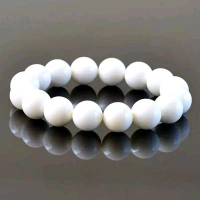 GELANG BATU GIOK ASLI ORIGINAL WARNA PUTIH SUSU TERBARU