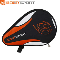 BOER Oxford Table Tennis Rackets Bag Cover Portable Waterproof Ping Pong Racket Case for Table Tennis Competition Daily Training