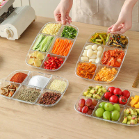 Six-Box Side Dishes, Side Dish Storage Tray, Wall-Mounted Hot Pot Dipping Plate