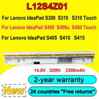 New L12S4Z01 Laptop Battery For Lenovo IdeaPad S310 S300 S400 S400u S410 S405 S415 Series S310 Touch,S400 Touch 32Wh 2200mAh