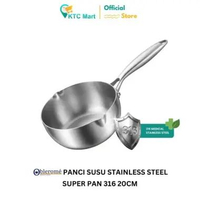 OBLEROME Pan Stainless PLATINUM/ Panci Susu / Panci Masak Indomie/ Japanese Cookware KTCMart Murah 2