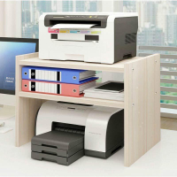 【新品上市】限時特惠F書桌架子桌上置物架桌面針式打印機雙層收納文件放書桌的架