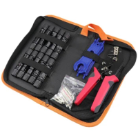 SN-2546B Steel Crimping Pliers Solar Photovoltaic Crimping Tool Complete Accessories Combination Set