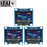 0.96 inch OLED 4PIN 7PIN IIC Serial White Display Module 128X64 I2C SSD1306 12864 LCD Screen Board for Arduino