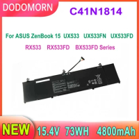 New C41N1814 Laptop Battery For ASUS ZenBook 15 UX533 UX533FD UX533FN RX533 RX533FD BX533FD Series 73WH 4800mAh