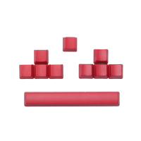 Pbt Blank Pure Red Color Keycaps Esc Arrow Wasd Spabar Caps SSS