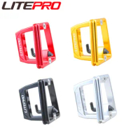 Litepro Folding Bicycle Split Pig Nose Pad For Brompton 3 Hole Front Shelf Front Carrier For Birdy Bike