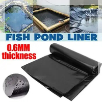 5x10ft Outdoor Fish Pond Liner Waterproof Cloth Gardens Pools PVC Membrane Reinforced Landscaping HDPE Pool fish pond liners