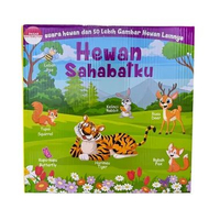 LC - Pasar Distributor HEWAN SAHABATKU BTC-3041 Mainan Buku Belajar Elektronik 8 Tombol Suara 50 Edu