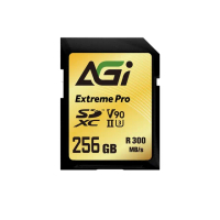 【AGI亞奇雷】SE238 256GB Extreme SDXC UHS-II U3 V90 記憶卡(讀寫300/250 MBs)