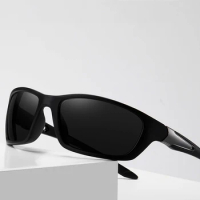 High-end Rectangule Men Women Driver Sun Glasses Polarized Mirror Sunglasses Custom Made Myopia Minus Prescription Lens -1 to -6
