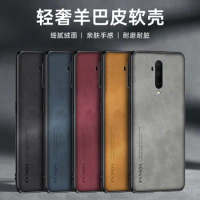 OnePlus 7T Pro HD1911 HD1913 Case Shockproof PU Leather Skin Hard Back Cover Matte Case Silicone Bumper for Oneplus 7TPro HD1910