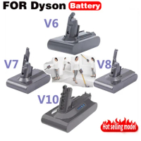 21.6V Battery For Dyson V6 V7 V8 V10 Series SV12 DC62 SV1 8000mAh Rechargeable Battery For Dyson Vacuum Cleaner Spare Battery