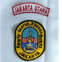 Bet Badge Dki Jakarta Kwarda Kwarcab Pramuka 5 Pcs Jakarta Utara
