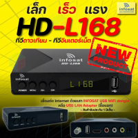 HD-L168  (รองรับM3U) Satellite & Internet อินเตอร์เน็ต จานดาวทียม (รับประกัน 1ปี เสียเปลี่