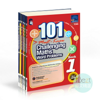 101 Challenging Maths Word Problems(6 Books) | 外文 | 教材 | 教輔 | SAP | 解題思路 | 題庫活潑 |