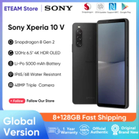 Sony-Xperia 10 V 5G Global Version Snapdragon 695 5000mAh Battery IP65 68 Water Resistance 6.1 "Wide OLED Display