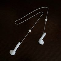 耳機防丟鏈airpods吊墜創意珍珠掛鏈蘋果無線藍牙耳機通用防丟繩